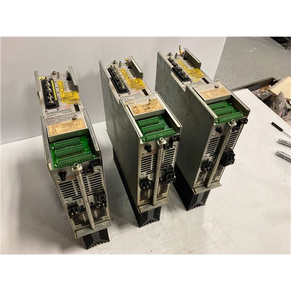 (3) Indramat A.C. Servo Controllers, M/N: KDS 1.1-100-300-W1-115