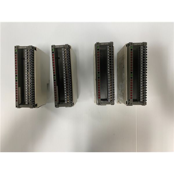 (4) Schneider Automation Inc # DEP 216/AS-BDEP-216 Modules