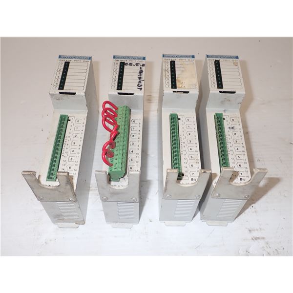 Lot of (4) Indramat #RM O-01 Output Modules