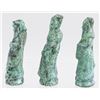 Image 2 : Set of 3 Chinese Fu Lu Shou Bronze Statues