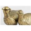 Image 8 : Pair of Brass Peacocks