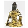 Image 3 : Large Chinese Gilt Bronze Guanyin Buddha Ming