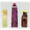 Image 4 : Lot of Three Chinese Snuff Bottles