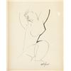 Image 2 : Italian Ink on Paper Signed Modigliani