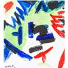 Image 1 : Abstract Oil on Canvas Signed Pareva '71