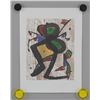 Image 2 : Spanish Linocut on Paper Signed Miro