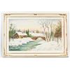Image 2 : Canadian Oil on Board Signed M Armstrong