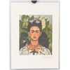 Image 2 : Mexican Signed Linocut on Paper Signed Frida Kahlo