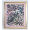 Image 2 : American Mixed Media on Canvas Signed Pollock
