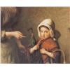 Image 3 : Oval Frame and Print of Woman and Child Portrait