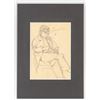 Image 2 : Spanish Cubist Graphite on Paper Signed Picasso