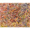 Image 1 : American Acrylic on Canvas Signed Jackson Pollock