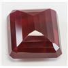 Image 3 : 60.65ct Emerald Cut Blood Red Natural Ruby GGL