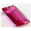 Image 2 : 69.55ct Emerald Cut Pink Natural Ruby GGL