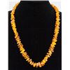 Image 1 : Amber Carved Bead Necklace