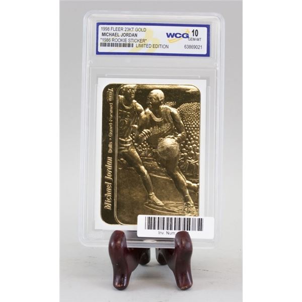 Fleer 1998 Michael Jordan 23kt Gold Card