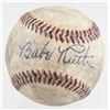 Image 1 : Babe Ruth Autographed Baseball GSA Certified