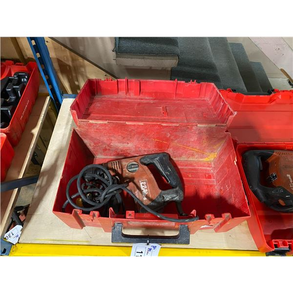 HILTI TE 6-S ELECTRIC HAMMER DRILL WITH CARRY CASE