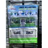 Image 2 : GREATBEAR BLACK 20' BI-PARTING WROUGHT IRON GATE WITH DEER ARTWORK IN CENTER (DESIGN #2)