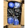 Image 2 : BOX OF BLUE 20" PLASTIC SCREW TOP FILTER UNITS