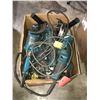 Image 2 : BOX OF ASSORTED MAKITA ELECTRIC POWER TOOLS ( PARTS ONLY )