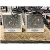 Image 2 : PAIR OF OUELLET OCC4800AM-MO-TB6 WHITE SINGLE PZ 240V AC 4800 WATT COMMERCIAL ELECTRIC HEATERS