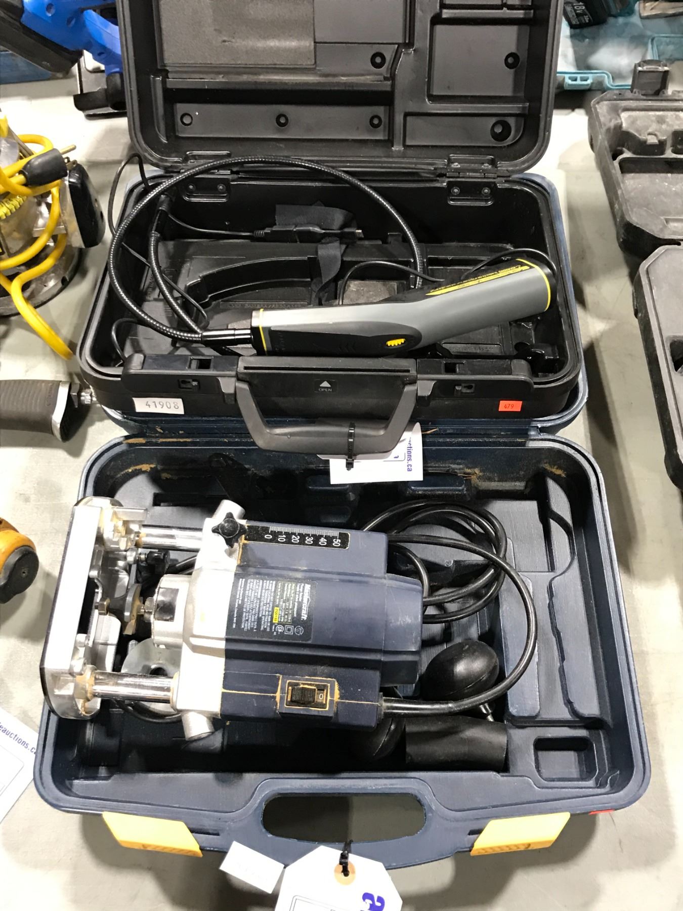 MASTERCRAFT ELECTRIC PLUNGE ROUTER IN HARD CASE & GENERAL USB VIDEO ...