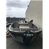 Image 2 : *H* *T* HEAVY DUTY 18'L X 10'W LARGE ALUMINUM SKIFF STYLE BOAT, DETROIT DIESEL INBOARD ENGINE