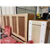 Image 8 : 10PCS WALNUT SHAKER STYLE WOOD FRONT KITCHEN CABINET SET WITH 6 UPPER CABINETS, 3 BASE CABINETS,