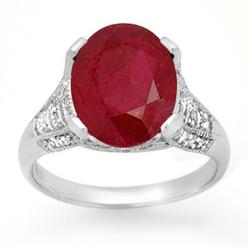 Fine Jewelry 2.42ctw Ruby & Diamond Ring 14K White Gold
