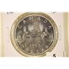 Image 1 : 1965 BLUNT TYPE II CANADA SILVER DOLLAR BU