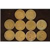 Image 1 : 10 ASSORTED 1900'S INDIAN HEAD CENTS