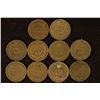 Image 2 : 10 ASSORTED 1900'S INDIAN HEAD CENTS