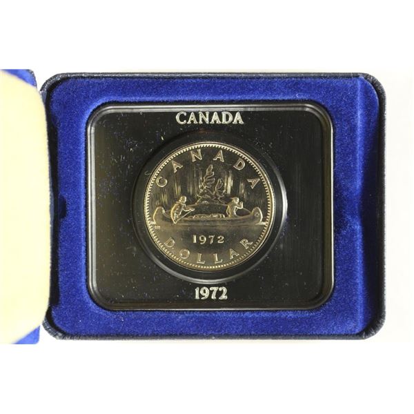 1972 CANADA DOLLAR BRILLIANT UNC IN BLUE