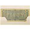 Image 2 : 1864 CONFEDERATE STATES OF AMERICA $50 AS SHOWN