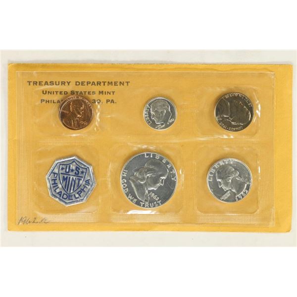 1962 US SILVER PROOF SET (WITH ENVELOPE)