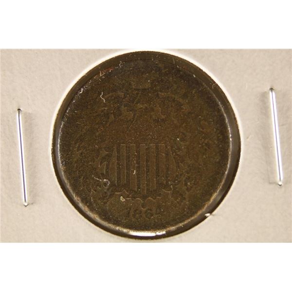 1864 US TWO CENT PIECE