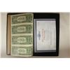 Image 2 : UNCUT SHEET OF 4-2003-A $1 FRN'S CRISP UNC