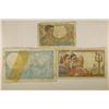 Image 2 : 3-PIECES OF FRANCE CURRENCY 1943-5 FRANCS,