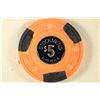 Image 2 : $5 STOCKMENS CASINO CHIP ELKO, NEVADA
