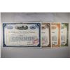 Image 2 : 4 ASSORTED VINTAGE RAILROAD STOCK CERTIFICATES
