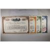 Image 3 : 4 ASSORTED VINTAGE RAILROAD STOCK CERTIFICATES