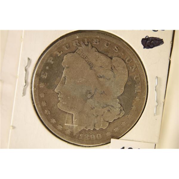 1890-CC MORGAN SILVER DOLLAR
