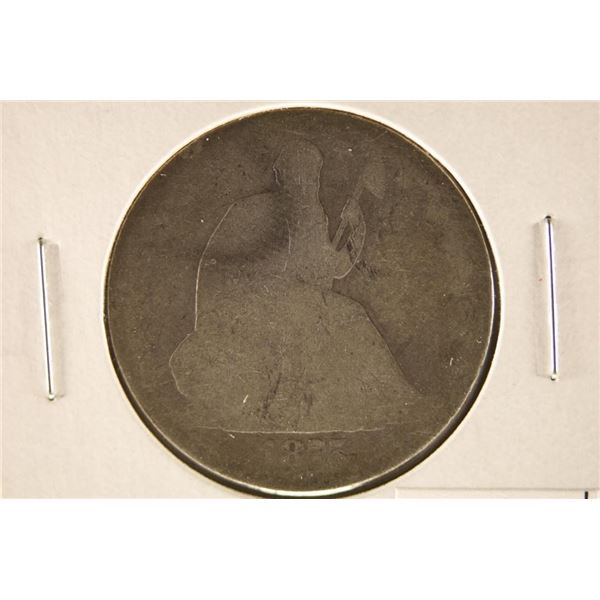 1875 SEATED LIBERTY HALF DOLLAR