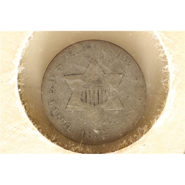 1852 THREE CENT PIECE (SILVER)
