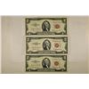Image 1 : 1953, 1953-A & 1953-B $2 RED SEAL NOTES