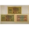 Image 1 : 3 PIECES OF GERMAN CURRENCY 2-1922-1000 MARKS &