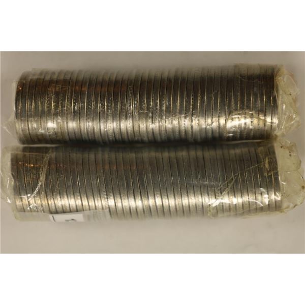 2-ROLLS OF 2004-D PEACE MEDAL NICKELS BU