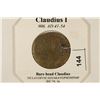 Image 3 : 41-54 A.D. CLAUDIUS I ANCIENT COIN