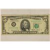 Image 2 : ERROR 1985 $5 US NOTE WITH LARGE INK SMEAR ON REV.